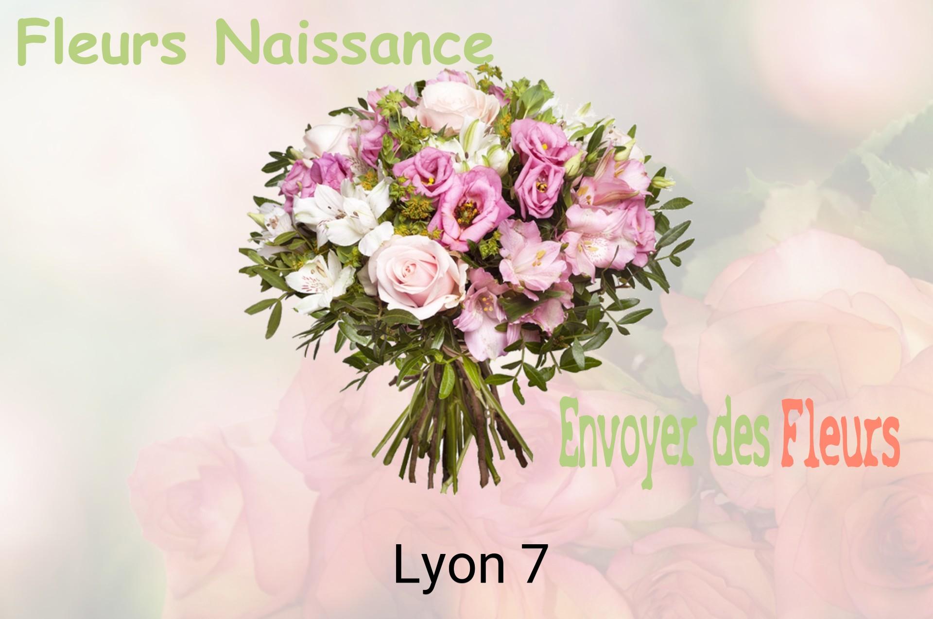 Bouquet de fleurs de naissance livré à Lyon-7